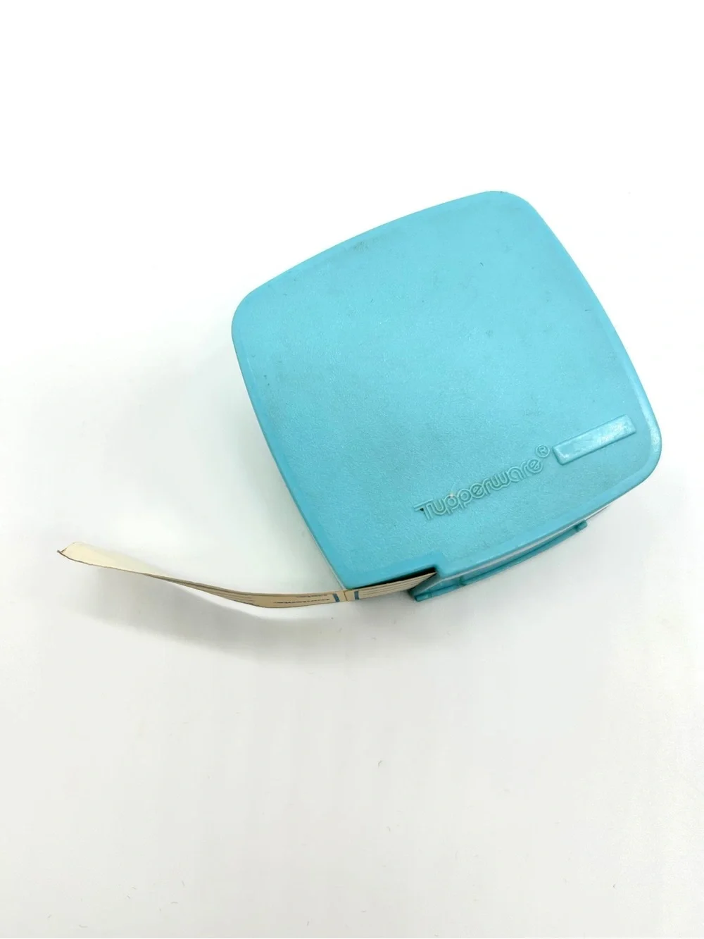 Vintage Tupperware Label Dispenser + Full Roll of Labels